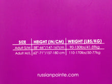 Load image into Gallery viewer, Adult Seamless Toe Convertible Tights (Variety of Colors)