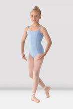 Load image into Gallery viewer, Girls Mirella Princess Seam V Front Camisole Leotard (Variety of Colors)