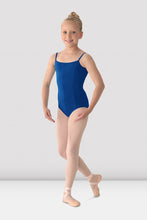 Load image into Gallery viewer, Girls Mirella Princess Seam V Front Camisole Leotard (Variety of Colors)