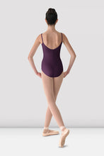 Load image into Gallery viewer, Ladies Mirella Blackberry V-neck Camisole Leotard