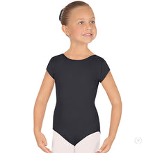Load image into Gallery viewer, Girls Short Sleeve Microfiber Leotard (Variety of Colors)