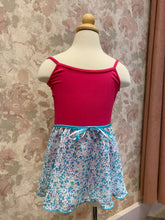 Load image into Gallery viewer, Girls Ditsy Flower Turquoise Pull On Skirt