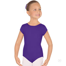 Load image into Gallery viewer, Girls Short Sleeve Microfiber Leotard (Variety of Colors)