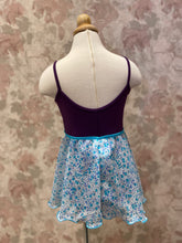 Load image into Gallery viewer, Girls Ditsy Flower Turquoise Pull On Skirt