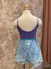 Load image into Gallery viewer, Girls Ditsy Flower Turquoise Pull On Skirt