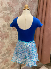 Load image into Gallery viewer, Girls Ditsy Flower Turquoise Pull On Skirt