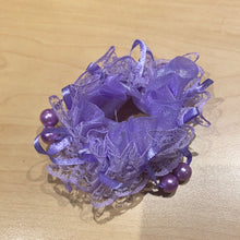 Load image into Gallery viewer, Purple Lace Hair Tie
