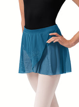 Load image into Gallery viewer, Ladies Cerulean Zoe Floral Mesh Skirt
