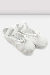 Child Dansoft Leather Ballet Shoes- White*