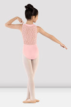 Load image into Gallery viewer, Girls Pink Majesty Zip Front Leotard
