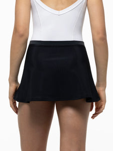 Adult Wall Street Pull-on Split Hem Skirt- Black
