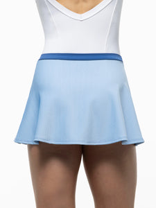 Adult Wall Street Pull-on Split Hem Skirt- Blue
