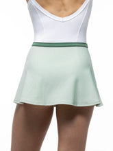 Load image into Gallery viewer, Adult Wall Street Pull-on Split Hem Skirt- Green
