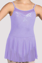 Load image into Gallery viewer, Girls Lilac Glow Girl Camisole Skirted Leotard
