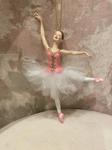 Ballerina Ornament With White Tutu