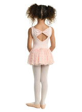 Load image into Gallery viewer, Girls Rose Mira Pinch Front Bow Back Dress
