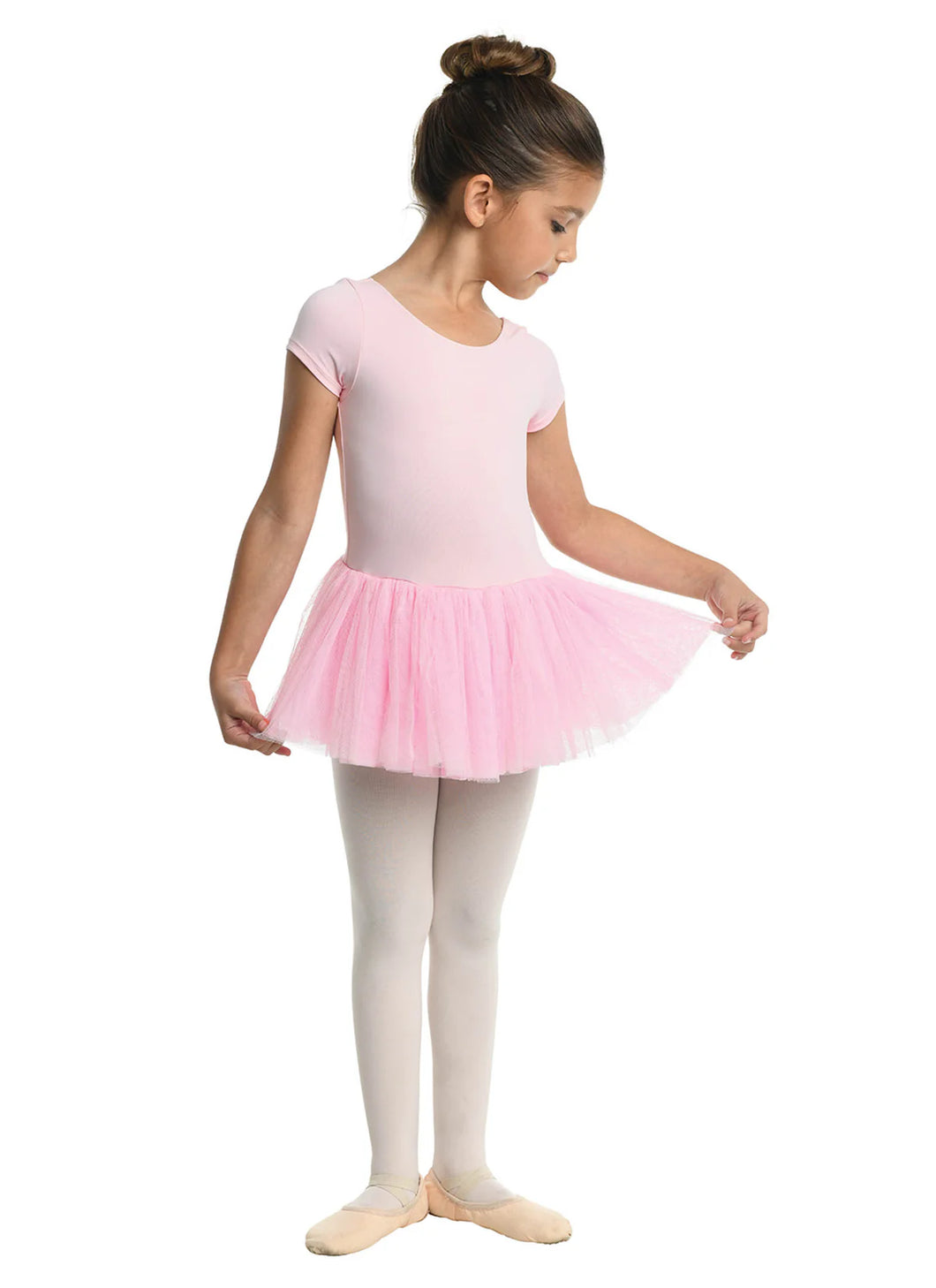 Kids Penny Pink Cap Sleeve Heart Dress