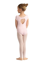 Load image into Gallery viewer, Kids Amara S/S Heart Cap Sleeve Leotard (Variety of Color&#39;s)
