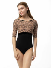 Load image into Gallery viewer, Adult Darling Bateau Neck 3/4 Sleeve Leotard
