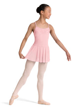 Load image into Gallery viewer, Girls Candy Pink Jesse Floral Skirted Camisole Leotard
