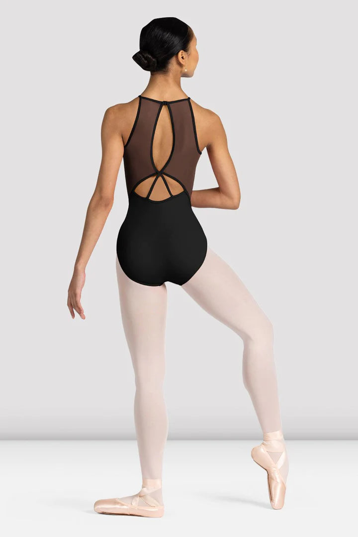 Ladies Cassia Halterneck Black Leotard