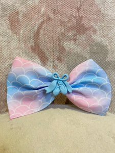 Pastel Mermaid Bow with Ballet Shoes