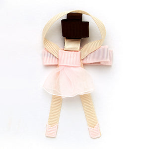 Ribbon Ballerina Hair Clip