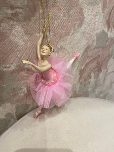 Ballerina Ornament With Pink Tutu