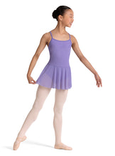 Load image into Gallery viewer, Girls Lilac Jesse Floral Skirted Camisole Leotard
