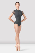 Load image into Gallery viewer, Ladies Graphite Ffion Zip Front Leotard
