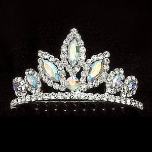 Rhinestone Aurora Borealis Tiara