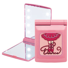 Load image into Gallery viewer, Rosie Toes LED Lighted Mirror Compact

