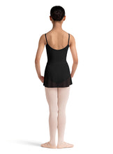 Load image into Gallery viewer, Girls Black Angella Floral Mesh Skirt
