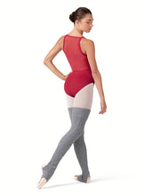 Load image into Gallery viewer, Ladies Grey Marle Elsa Knit Leg Warmers
