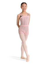 Load image into Gallery viewer, Girls Candy Pink Ember Knit Unitard
