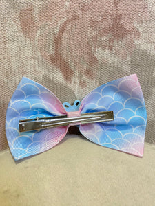 Pastel Mermaid Bow with Ballet Shoes
