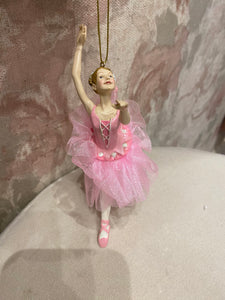 Ballerina Ornament With Pink Tutu