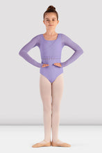 Load image into Gallery viewer, Girls Henny Mesh Wrap Top- Lilac
