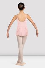 Load image into Gallery viewer, Girls Mirella Pink Glow Girl Camisole Skirted Leotard
