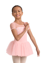 Load image into Gallery viewer, Girls Pink Kaleidoscope Cap Sleeve Tutu Dress
