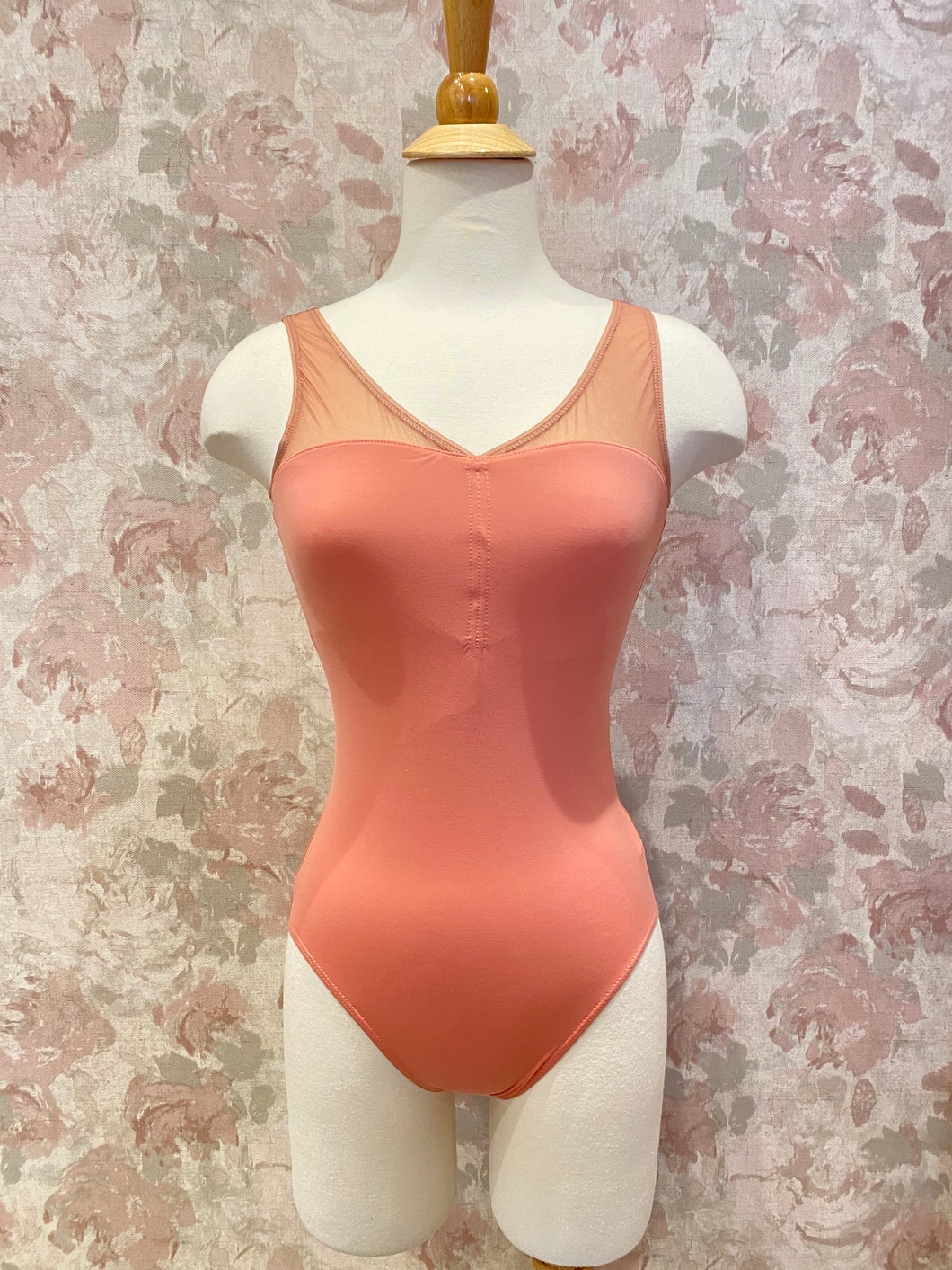 Ladies Madame X Coral With Rose Leotard