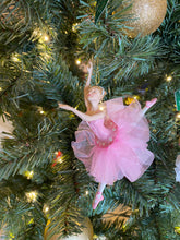 Load image into Gallery viewer, Ballerina Ornament With Pink Tutu
