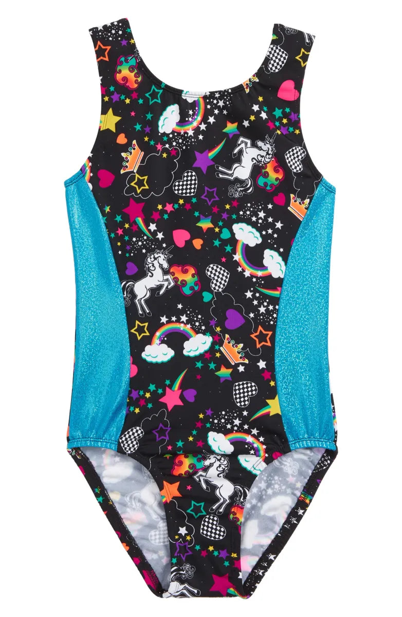 Girls Unicorn Forever Perfect Fit Gymnastics Leotard