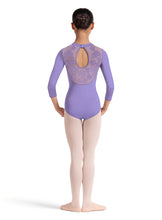 Load image into Gallery viewer, Girls Lilac Judy 3/4 Sleeve Leotard
