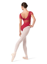 Load image into Gallery viewer, Ladies Cherry Olivia Floral Cap Sleeve Leotard
