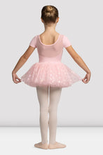 Load image into Gallery viewer, Girls Mirella Pink Glow Girl Cap Sleeve Tutu Dress
