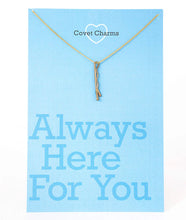 Load image into Gallery viewer, Always Here For You - Bobby Pin Necklace Gold
