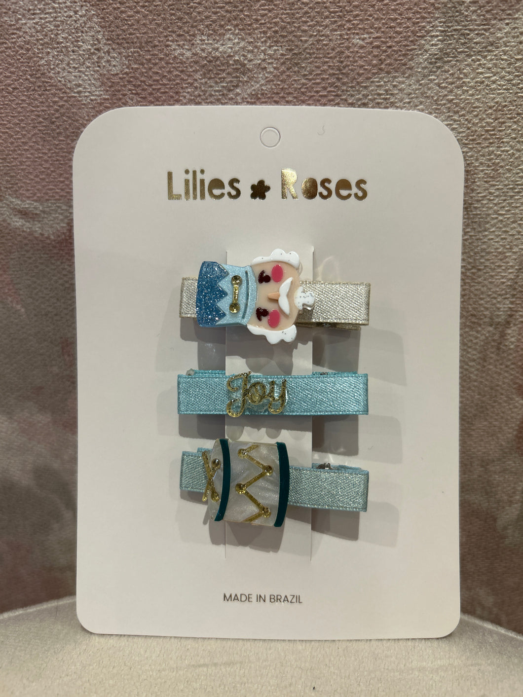 Baby Nutcracker Drum Alligator Clips