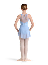 Load image into Gallery viewer, Girls Blue Kaleidoscope Mesh Skirt
