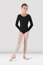 Load image into Gallery viewer, Girls Petite Long Sleeve Round Neck Leotard
